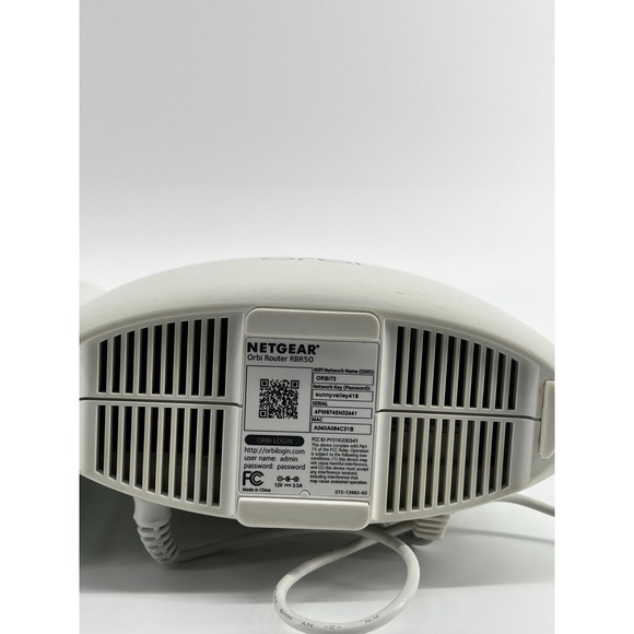 NETGEAR Orbi RBR50 Router + RBS50 Satellite Mesh WiFi System AC3000 - Picture 7 of 11